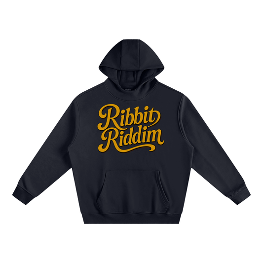 Ribbit Riddim Pass De Vibes Fleeced High Neck Hoodie